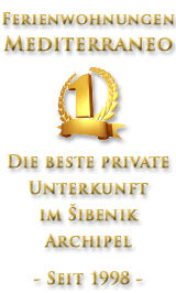 Die beste private Unterkunft im Sibenik-Archipel