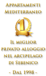 Il miglior privato alloggio nel arcipelago di Sibenik (Sebenico)